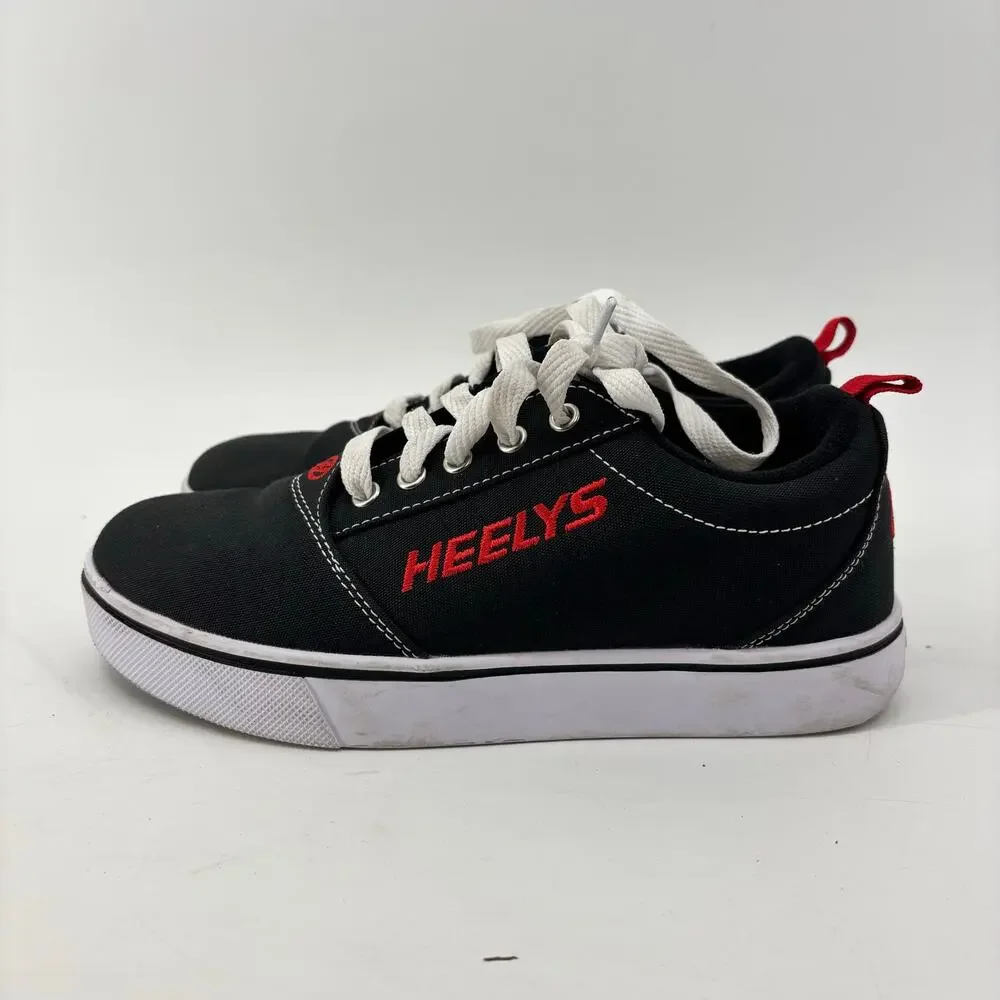 Heelys Sneakers Boys 5 Youth Black Canvas Lace Up Pro 20 / HE100757